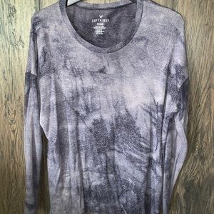 American Eagle soft and sexy long sleeve purple